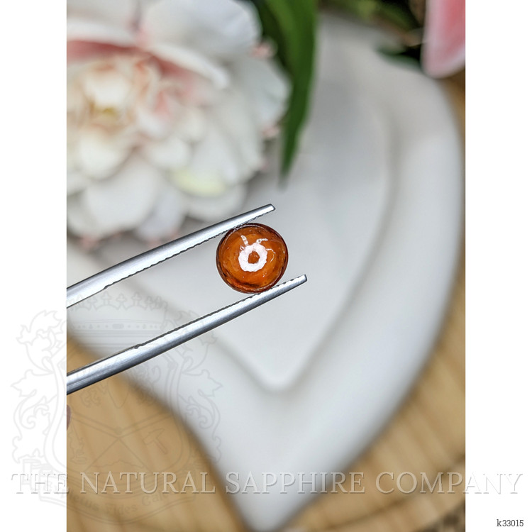 1.96 Ct. Orange Cabochon Hessonite Garnet from Madagascar