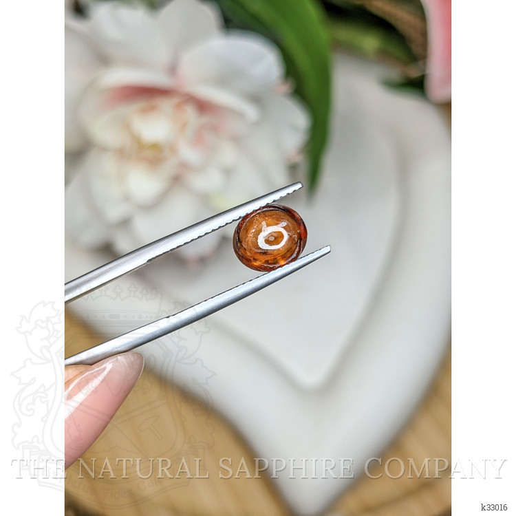 2.48 Ct. Orange Cabochon Hessonite Garnet from Madagascar