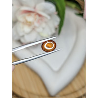 2.01 Ct. Orange Cabochon Hessonite Garnet from Madagascar Life Style