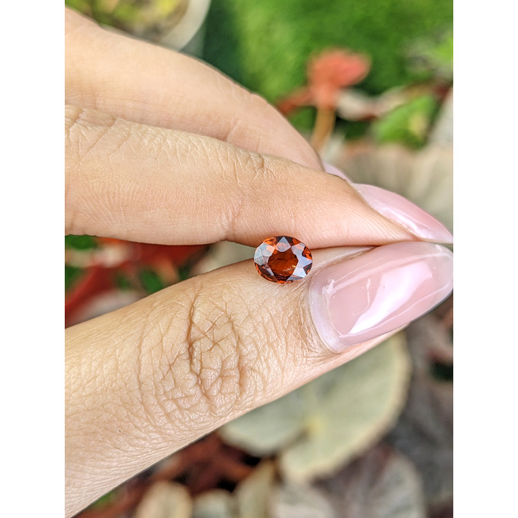 1.08 Ct. Reddish Orange Hessonite Garnet from Madagascar