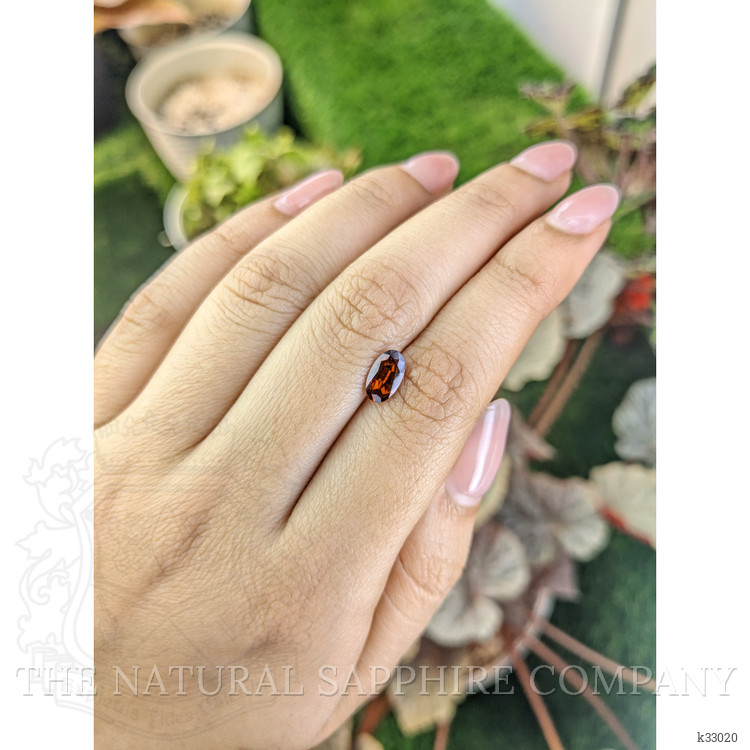 1.03 Ct. Reddish Orange Hessonite Garnet from Madagascar