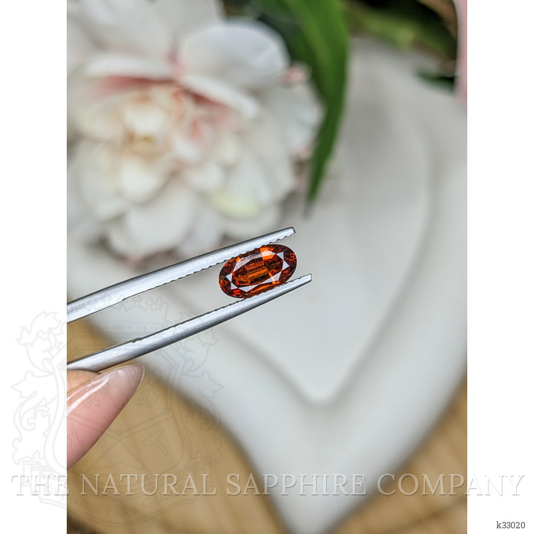 1.03 Ct. Reddish Orange Hessonite Garnet from Madagascar