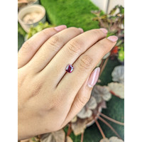 1.06 Ct. Pinkish Purple Rhodolite Garnet from Ceylon (Sri Lanka) Life Style