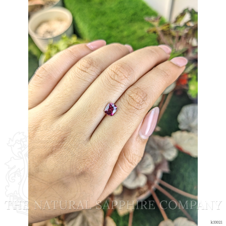 1.06 Ct. Pinkish Purple Rhodolite Garnet from Ceylon (Sri Lanka)