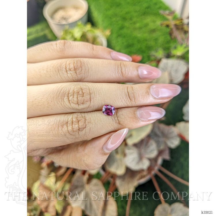 1.06 Ct. Pinkish Purple Rhodolite Garnet from Ceylon (Sri Lanka)
