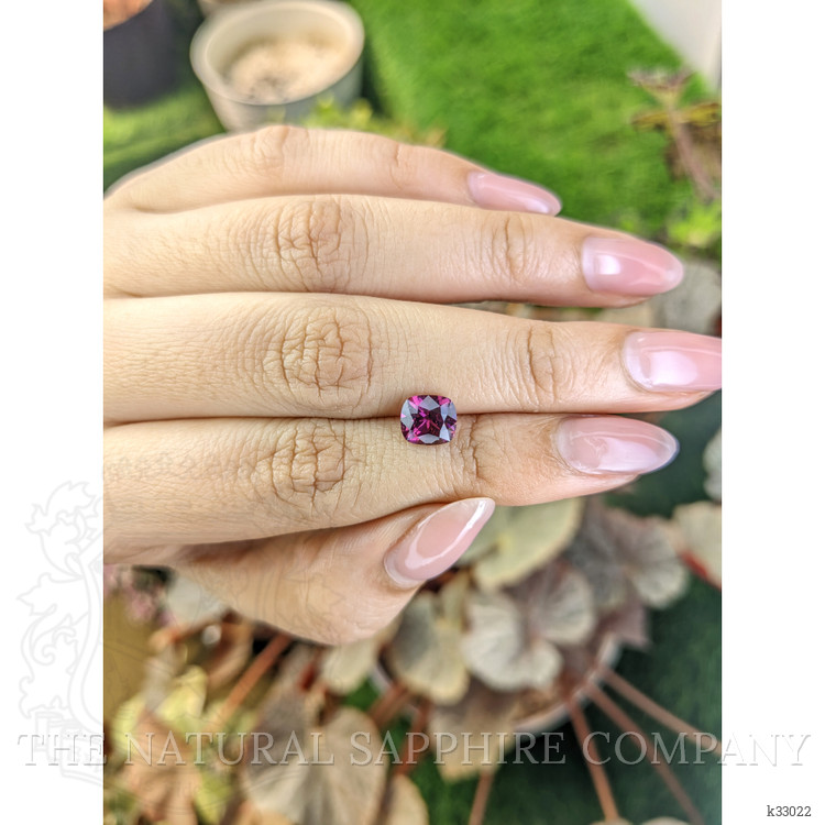 1.71 Ct. Pinkish Purple Rhodolite Garnet from Ceylon (Sri Lanka)