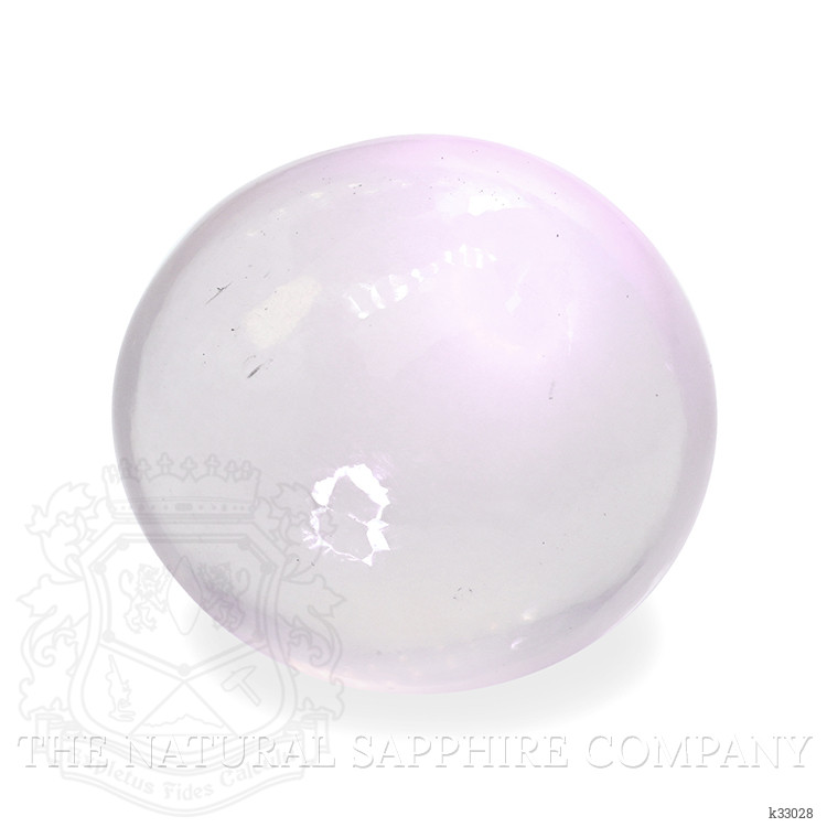 4.77 Ct. Purplish Pink Cabochon Rose Quartz from Ceylon (Sri Lanka)