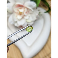 1.18 Ct. Green (Lime Green) Cabochon Peridot from Ceylon (Sri Lanka) Life Style