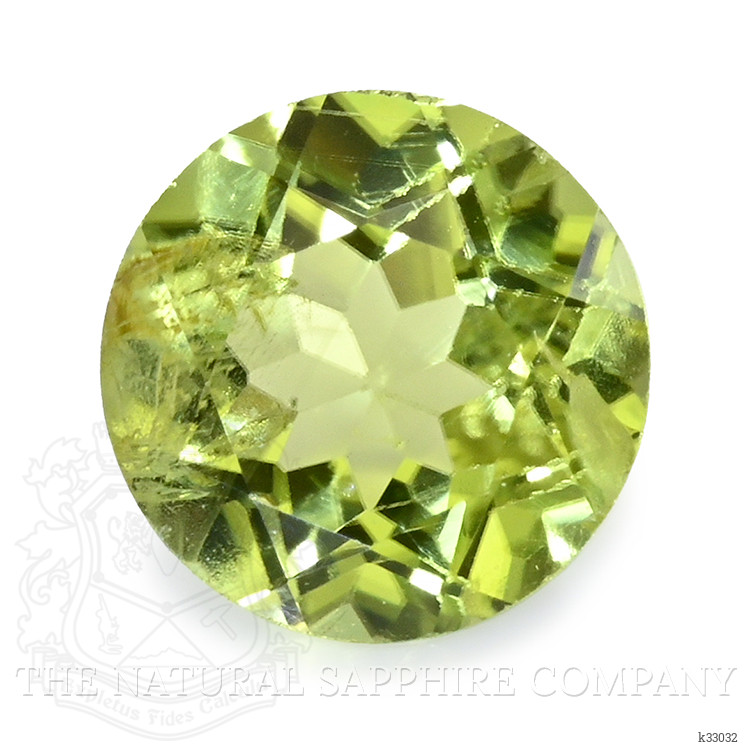 0.56 Ct. Yellowish Green Peridot from Ceylon (Sri Lanka)