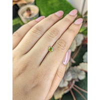 0.56 Ct. Yellowish Green Peridot from Ceylon (Sri Lanka) Life Style