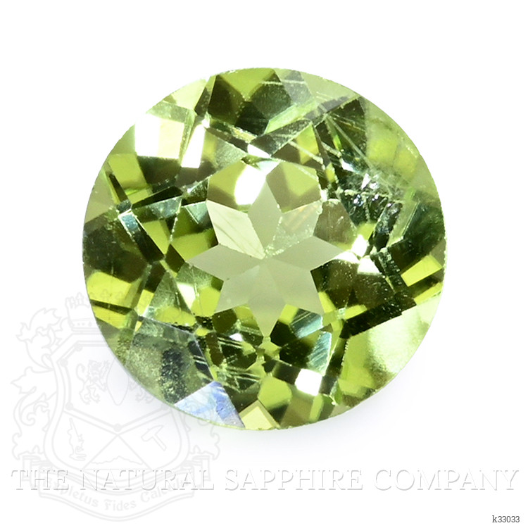 0.55 Ct. Yellowish Green Peridot from Ceylon (Sri Lanka)