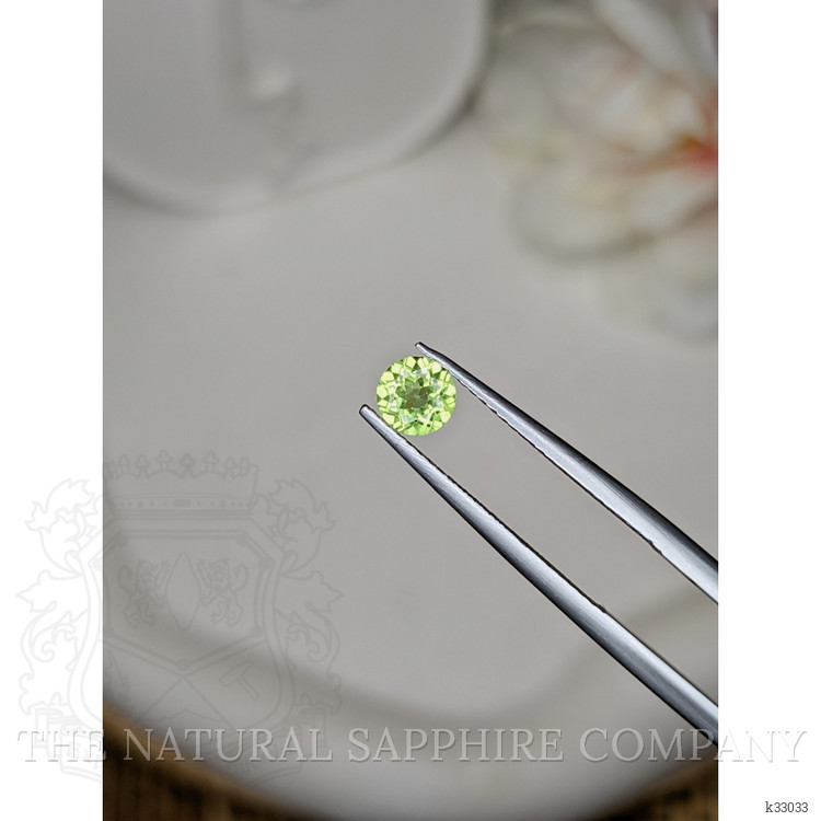 0.55 Ct. Yellowish Green Peridot from Ceylon (Sri Lanka)