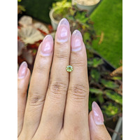 0.55 Ct. Yellowish Green Peridot from Ceylon (Sri Lanka) Life Style