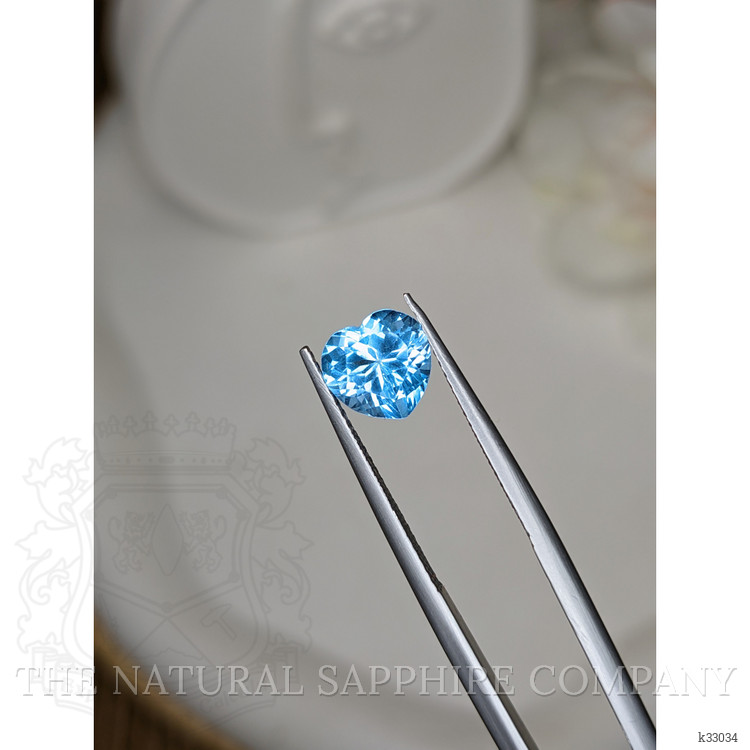 2.30 Ct. Swiss Blue Topaz from Ceylon (Sri Lanka)