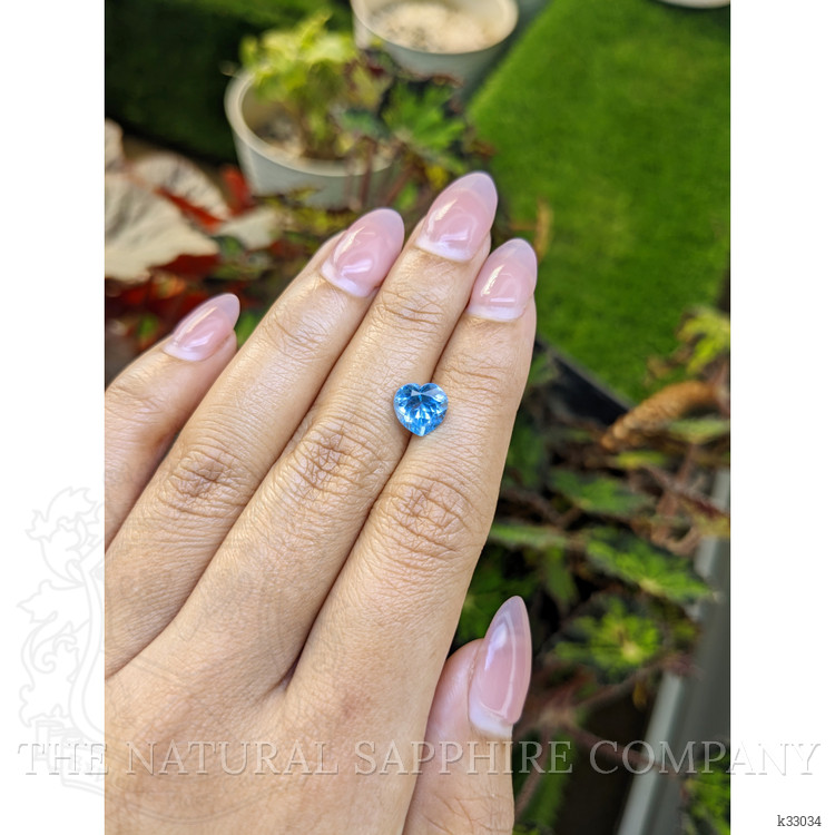 2.30 Ct. Swiss Blue Topaz from Ceylon (Sri Lanka)
