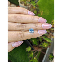 2.96 Ct. Sky Blue Topaz from Ceylon (Sri Lanka) Life Style