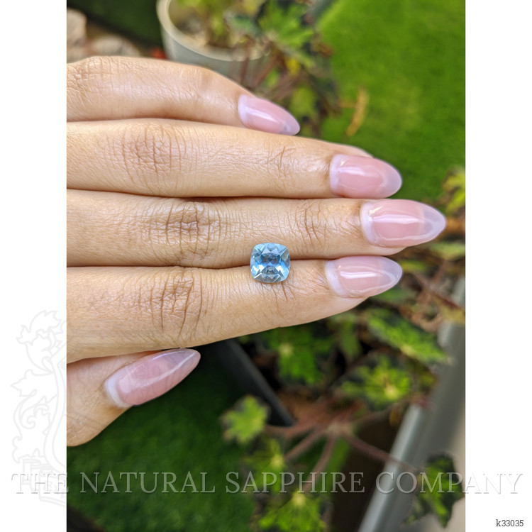 2.96 Ct. Sky Blue Topaz from Ceylon (Sri Lanka)