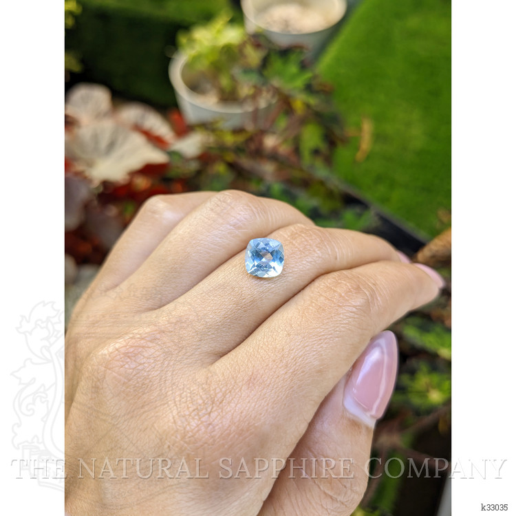 2.96 Ct. Sky Blue Topaz from Ceylon (Sri Lanka)