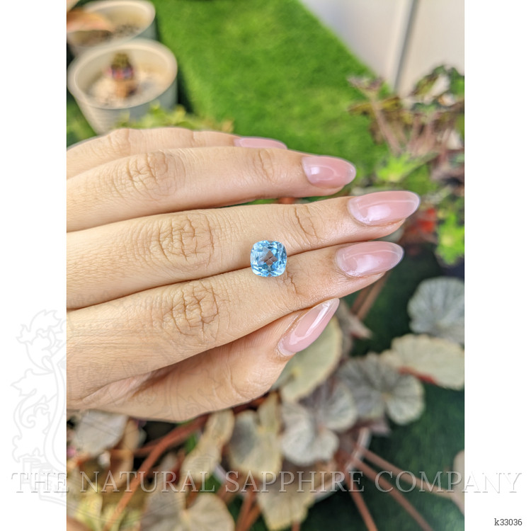 3.18 Ct. Swiss Blue Topaz from Ceylon (Sri Lanka)