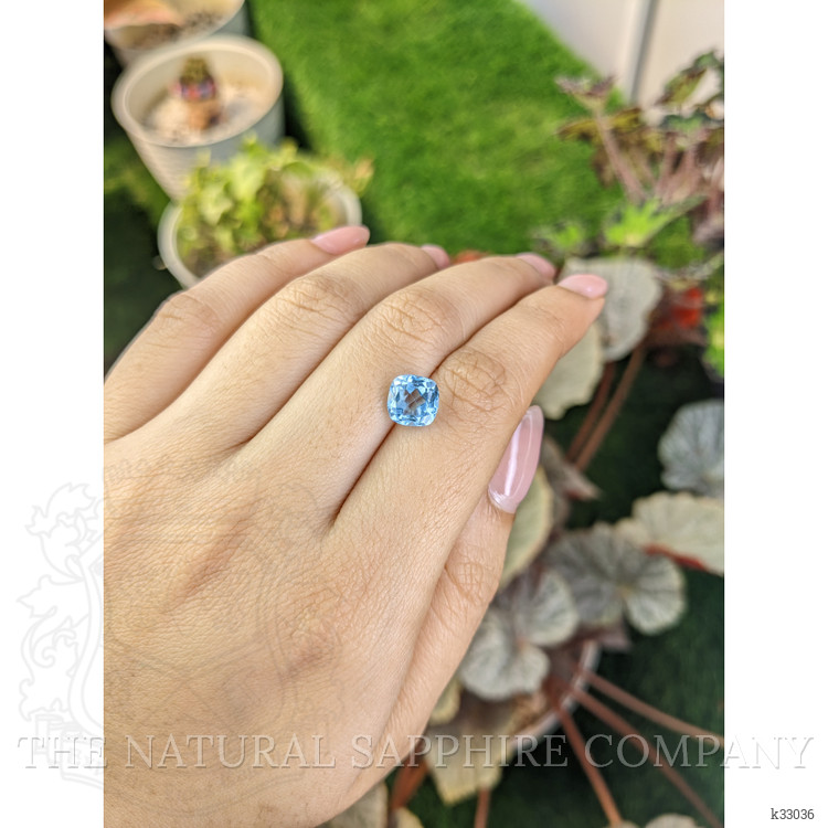 3.18 Ct. Swiss Blue Topaz from Ceylon (Sri Lanka)