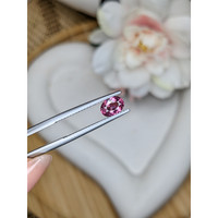 0.79 Ct. Purplish Pink Rhodolite Garnet from Ceylon (Sri Lanka) Life Style