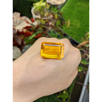 47.71 Ct. Orangish Yellow Citrine from Ceylon (Sri Lanka) Life Style
