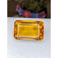 47.71 Ct. Orangish Yellow Citrine from Ceylon (Sri Lanka) Life Style
