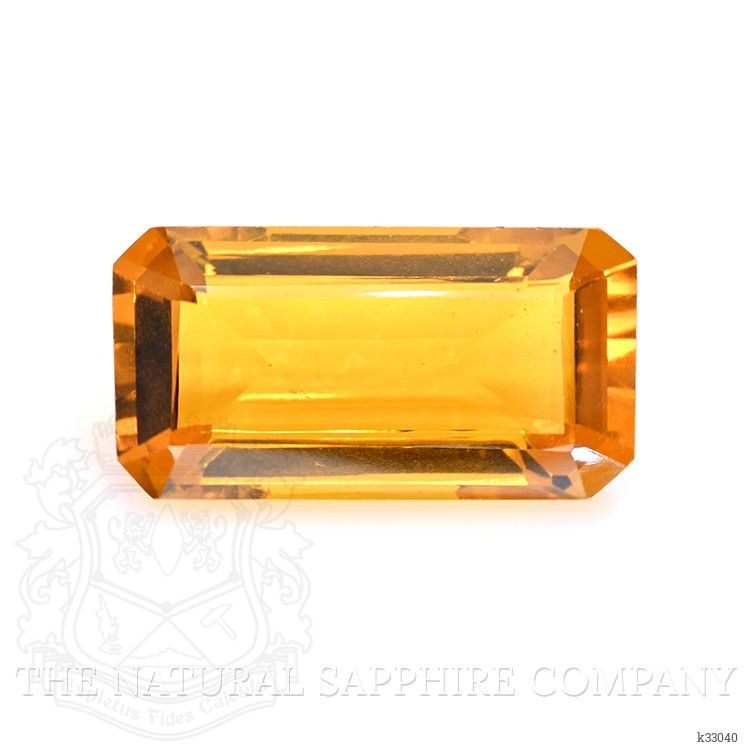 50.68 Ct. Orangish Yellow Citrine from Ceylon (Sri Lanka)