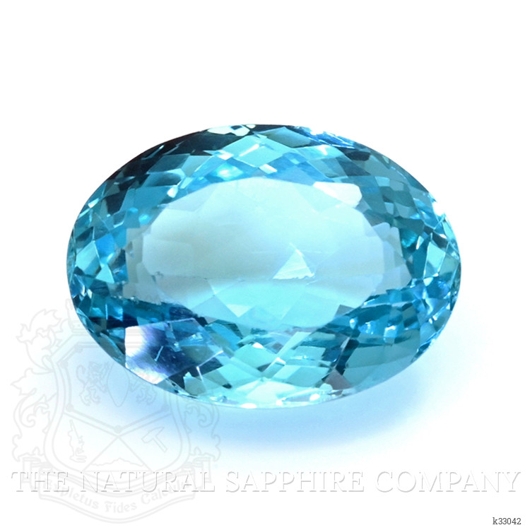 12.76 Ct. Swiss Blue Topaz from Ceylon (Sri Lanka)