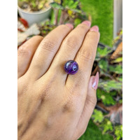 10.93 Ct. Purple Amethyst from Ceylon (Sri Lanka) Life Style