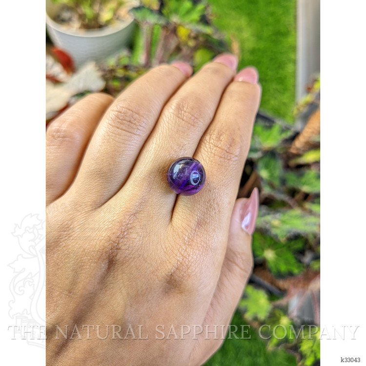 10.93 Ct. Purple Amethyst from Ceylon (Sri Lanka)