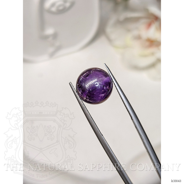 10.93 Ct. Purple Amethyst from Ceylon (Sri Lanka)