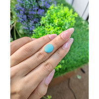 4.50 Ct. Cabochon Turquoise from Persia Life Style