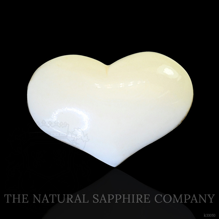 4.37 Ct. Salmon and White Cabochon Coral from Australia