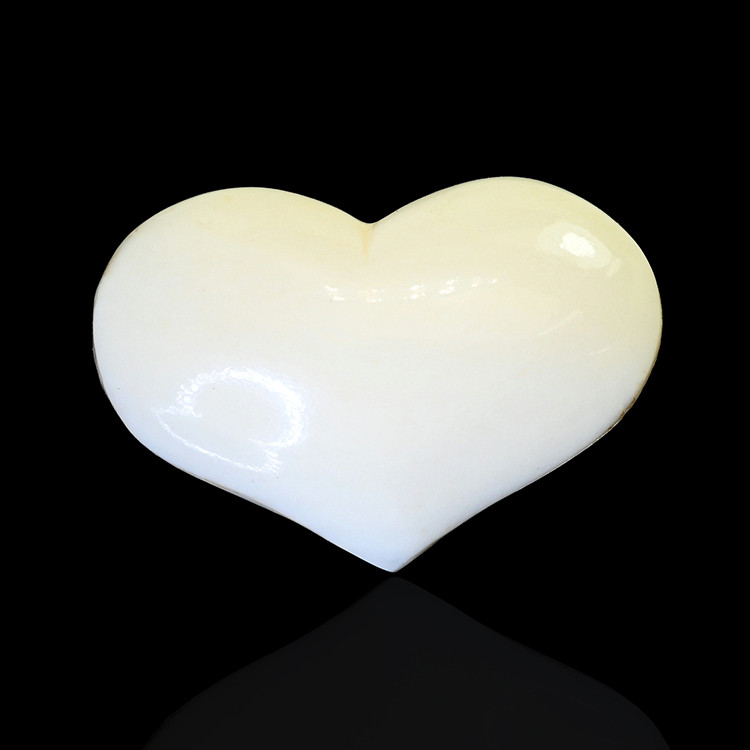 4.37 Ct. Salmon and White Cabochon Coral from Australia