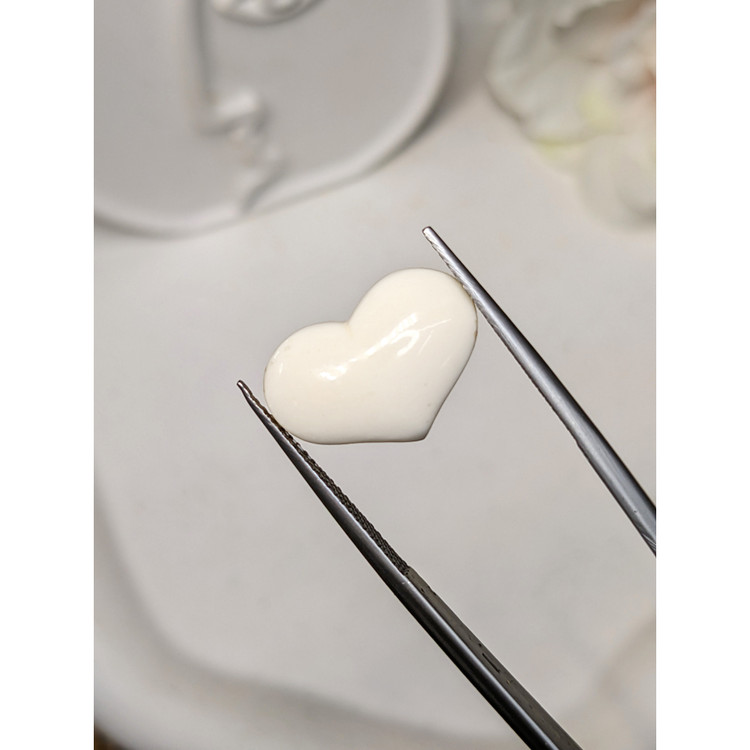 4.37 Ct. Salmon and White Cabochon Coral from Australia