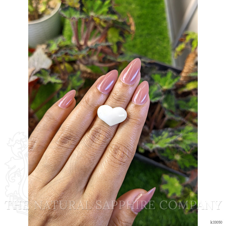 4.37 Ct. Salmon and White Cabochon Coral from Australia