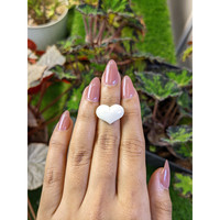 4.66 Ct. Salmon and White Cabochon Coral from Australia Life Style