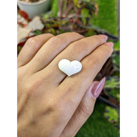 4.66 Ct. Salmon and White Cabochon Coral from Australia Life Style