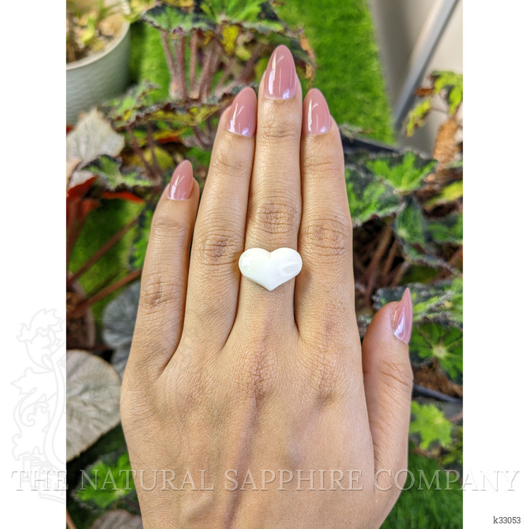 4.01 Ct. Salmon and White Cabochon Coral from Australia