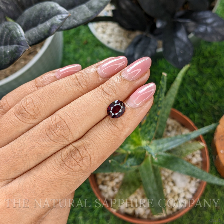 2.46 Ct. Red Garnet from Ceylon (Sri Lanka)