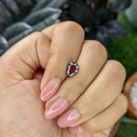 1.66 Ct. Red Garnet from Ceylon (Sri Lanka) Life Style