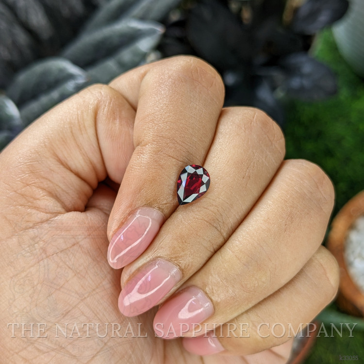 1.66 Ct. Red Garnet from Ceylon (Sri Lanka)