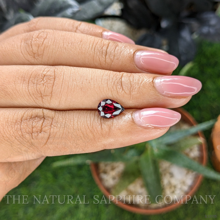 1.66 Ct. Red Garnet from Ceylon (Sri Lanka)