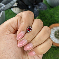1.74 Ct. Red Garnet from Ceylon (Sri Lanka) Life Style