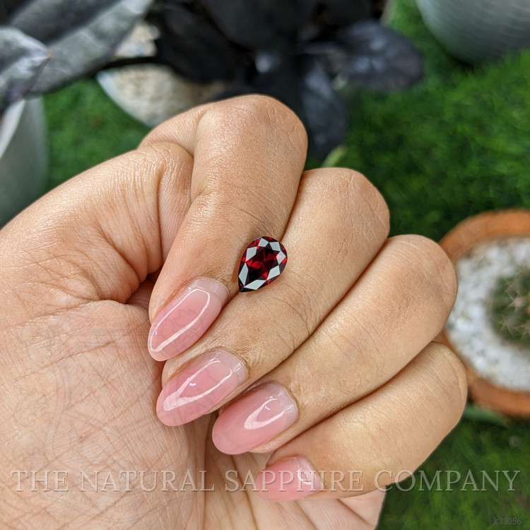 1.74 Ct. Red Garnet from Ceylon (Sri Lanka)
