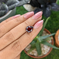 3.08 Ct. Red Garnet from Ceylon (Sri Lanka) Life Style