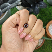 3.63 Ct. Red Garnet from Ceylon (Sri Lanka) Life Style