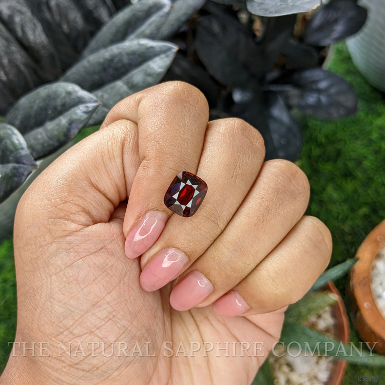 5.51 Ct. Red Garnet from Ceylon (Sri Lanka)