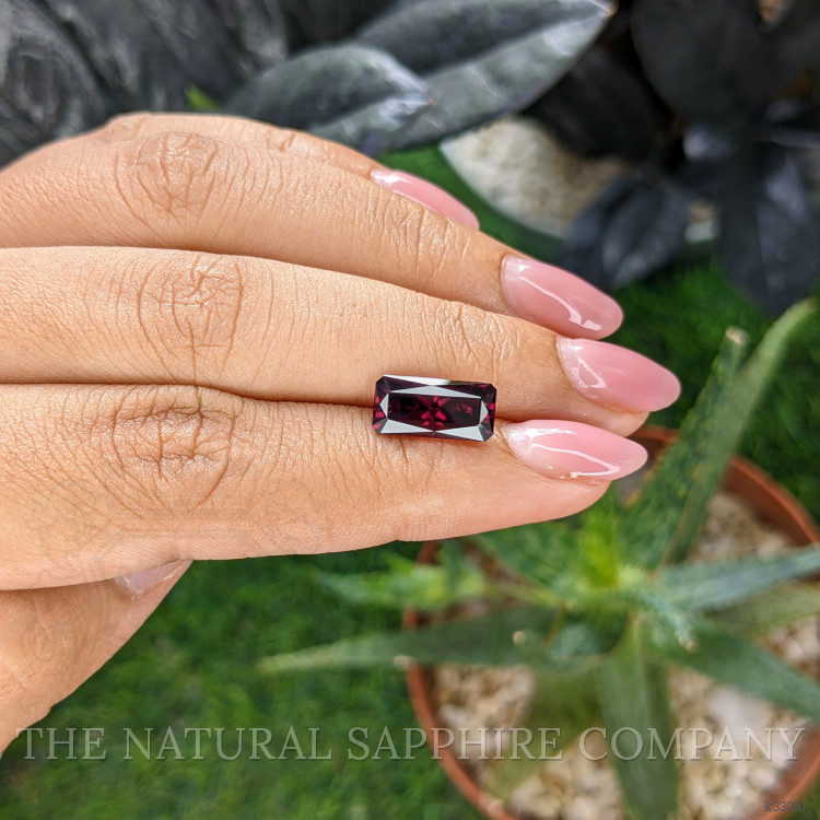 3.70 Ct. Purplish Red Garnet from Ceylon (Sri Lanka)